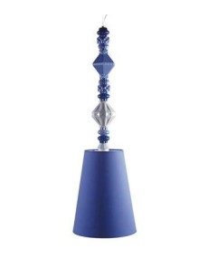 Lladro 01023401 BDN - LÁMPARA DE TECHO II - AZUL: Porcelana de alta 