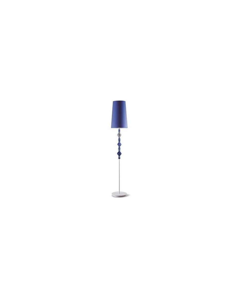 Lladro 01023408 FLOOR LAMP II-BLUE-UK - Porcelana Lladro