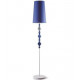 Lladro 01023408 Floor Lamp II Blue UK - Porcelain Lladro