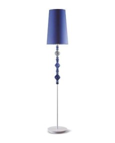 Lladro 01023409 BDN -FLOOR LAMP II -BLUE (US) Porcelain