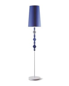 Lladro 01023410 Floor Lamp II Blue JP Porcelain