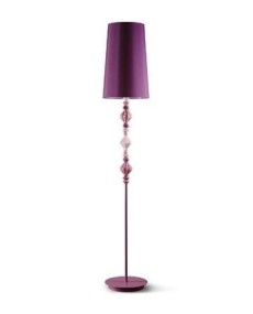 Lladro 01023425 Floor Lamp II-Pink-UK Porcelain Lladro