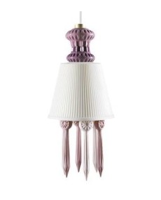 Lladro Pink Hanging Lamp - Porcelain Lladro