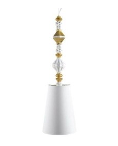 Lladro 01023452 BDN Pendant Lamp II Gold - US Porcelain