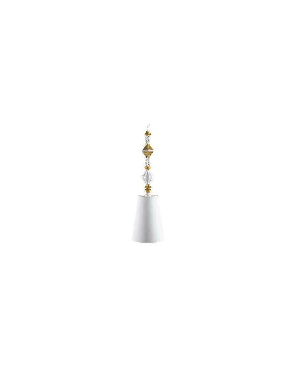 Lladro 01023452 BDN Pendant Lamp II Gold - US Porcelain