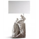 Lladro Family Lamp: Exquisite Porcelain Figurine