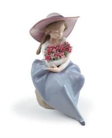 Lladro Fragrant Bouquet Carnations Porcelain