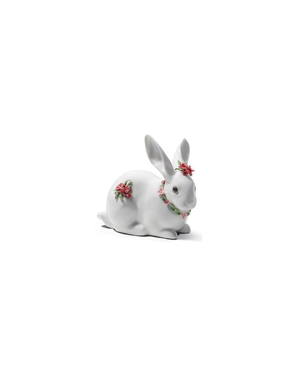 Lladro 01007578 Attentive Bunny Porcelain Figurine