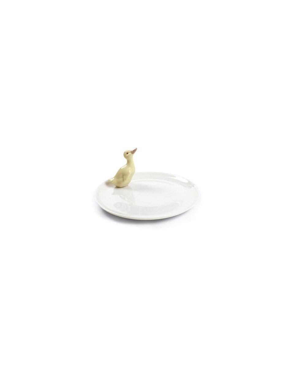 Lladro 01007841 DUCK PLATE: Porcelain Collectible