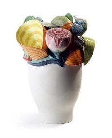 Lladro 01007915 NATURO -SMALL VASE: Multicolor Porcelain