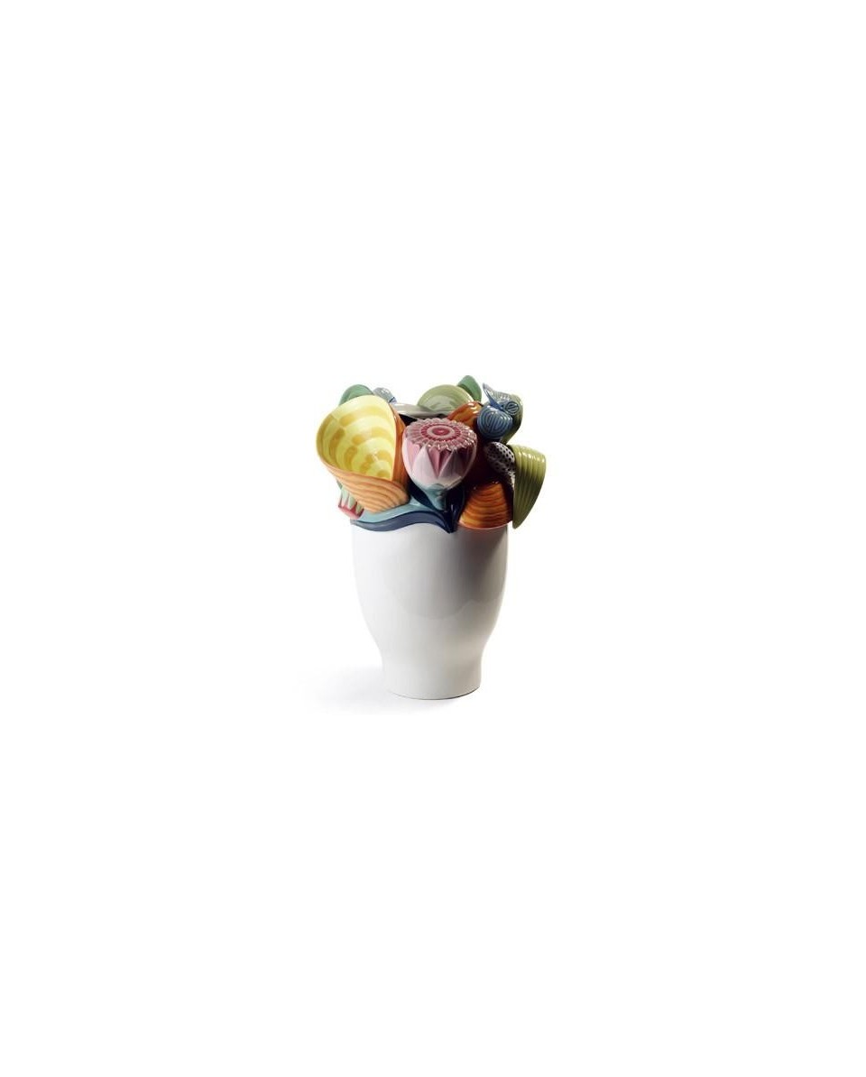 Lladro 01007915 NATURO -SMALL VASE: Multicolor Porcelain