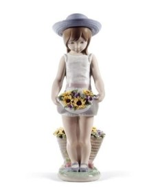 "Lladro 01008674 SKIRT FULL OF FLOWERS (60TH ANNIVERSARY) - TicTacAre