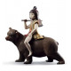 Lladro Kintaro and the Bear Porcelain Figurine