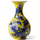 "Lladro 01008725 Jarrón Gorriones Amarillo - Porcelana Lladro"