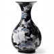 Lladro 01008726: Jarrón Gorrión Negro - Porcelana Lladro