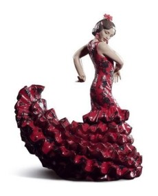 Lladro 01008765 ARTE FLAMENCO (ROJO) - Porcelana Lladro