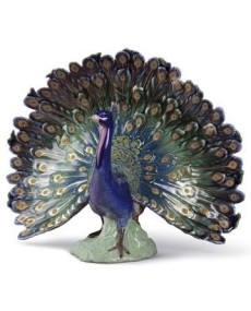 Lladro PAVO REAL: Figura de Porcelana Lladro