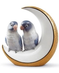 Lladro 01008788 LLÉVAME A LA LUNA (ORO) - Porcelana Lladro