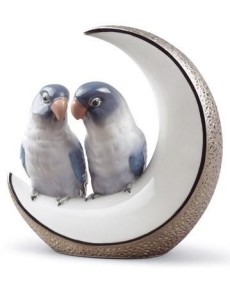 "Lladro 01008789 FLY ME TO THE MOON (SILVER ANNIVERSARY) Porzellan - 