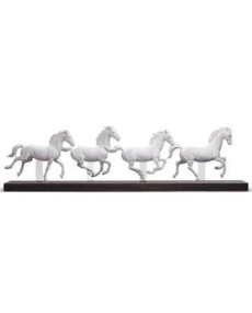 Lladro 01009086 GALLOPING HERD Porcelain Lladro - TicTacArea