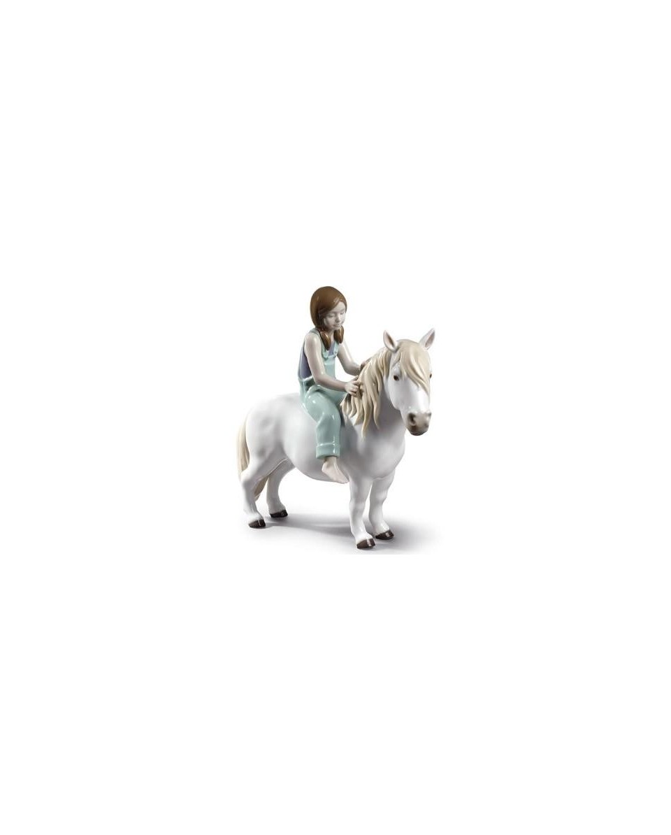 "Lladro 01009139 NIÑA CON PONY - Porcelana Lladro"