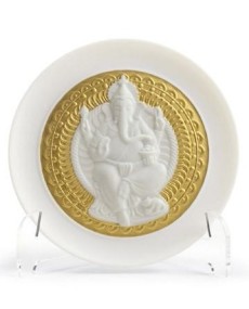 Lladro 01009153 Lord Ganesha Plate - Porcelain Décor