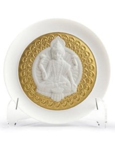 Lladro 01009154 Goddess Lakshmi Plate - Porcelain Lladro