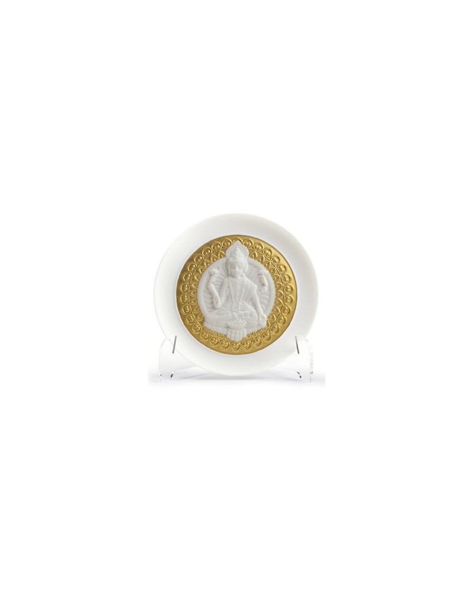 Lladro 01009154 Goddess Lakshmi Plate - Porcelain Lladro