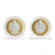 Lladro 01009155 Goddess Lakshmi-Lord Ganesha Plates Set