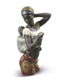 Lladro African Bond Porcelain Figurine - TicTacArea