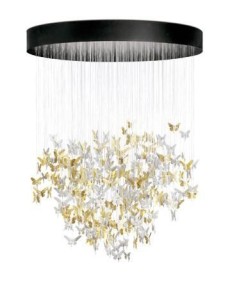 Lladro 01017230 Niagara Chandelier 2M Gold-CE-UK Porcelain