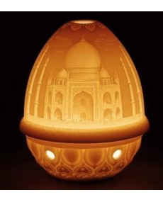 Lladro Taj Mahal Porcelain Votive Light