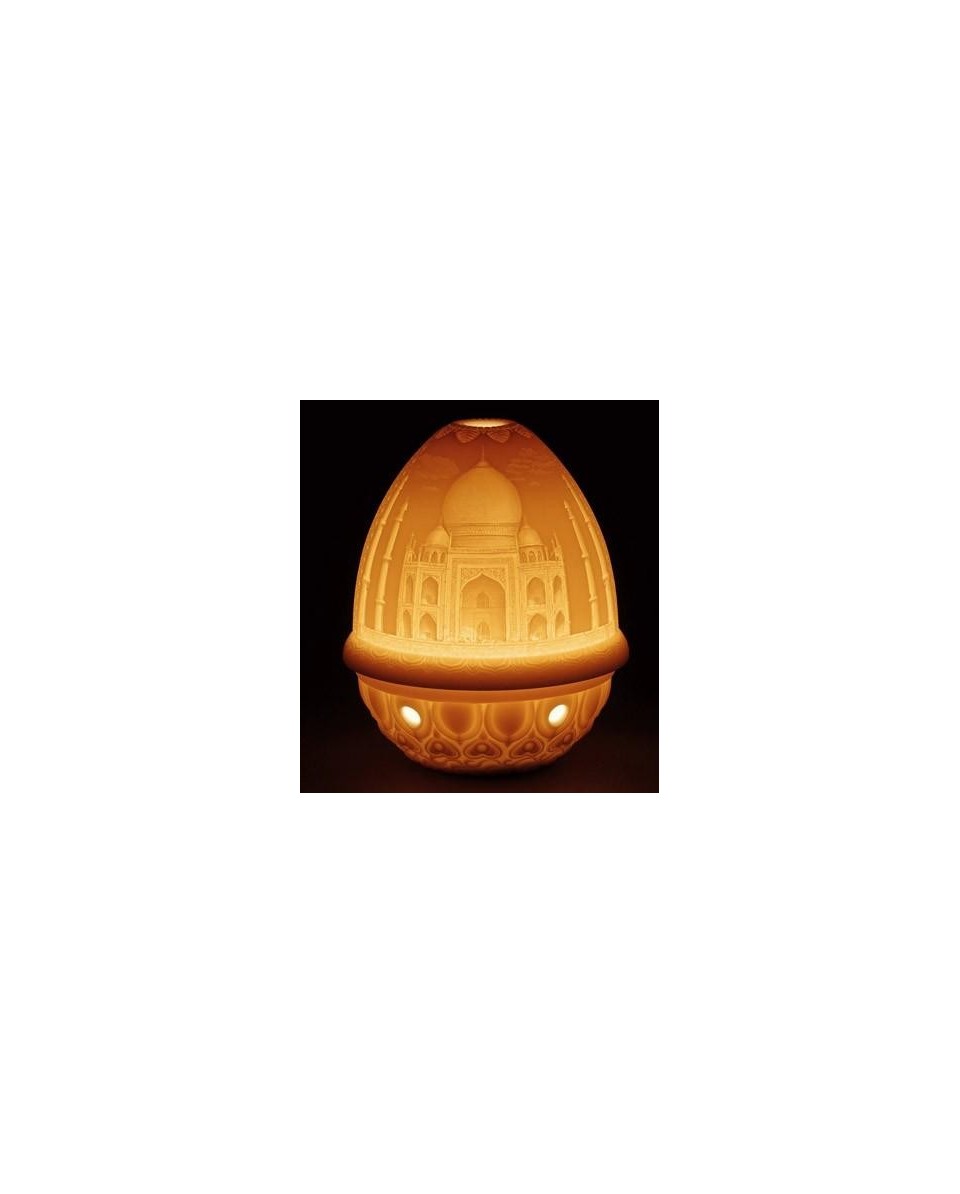 Lladro Taj Mahal Porcelain Votive Light