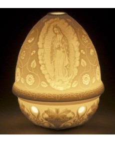 Lladro 01017367 Votive Light - Our Lady of Guadalupe