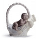 Lladro 01018403 Born in 2015 Boy Dark Skin Porcelaine