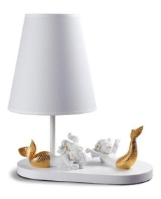 "Lámpara Sirenas de Porcelana Lladro - Modelo 01023024"