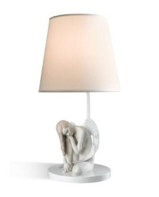 Lladro Angel Lamp: Exquisite Porcelain Figurine