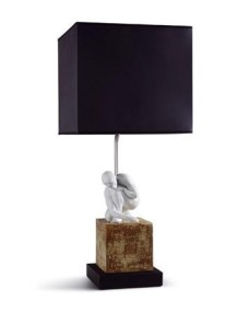 Lladro 01023058 SCIENTIA - LAMP: Porcelain Lladro