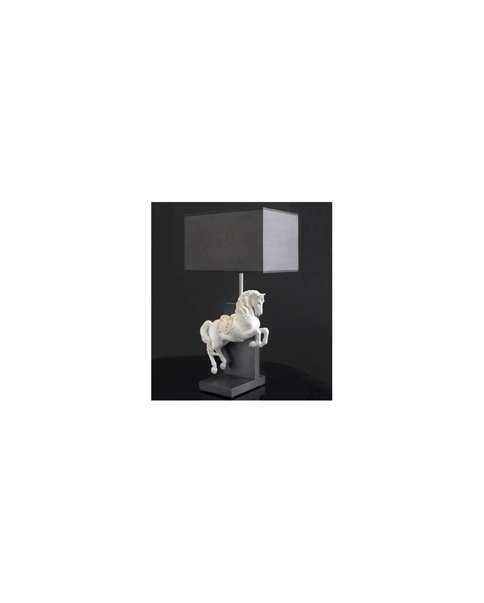 Lladro 01023065 HORSE ON COURBETTE-LAMP-UK Porcelain Lladro