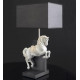 Lladro 01023065 HORSE ON COURBETTE-LAMP-UK Porcelain Lladro