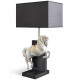 Lladro 01023067 Horse on Courbette Lamp - JP Porcelain