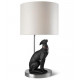 Lladro 01023085 Attentive Greyhound Lamp - UK Porcelain