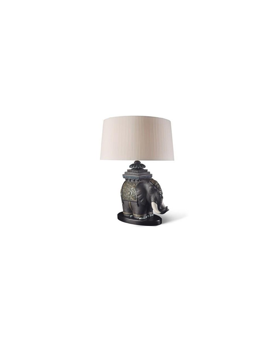 Lladro 01023090 Siamese Elephant - Lamp: Porcelain Delight