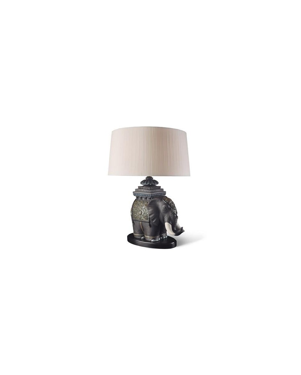 Lladro 01023091 Siamese Elephant Lamp - Porcelain