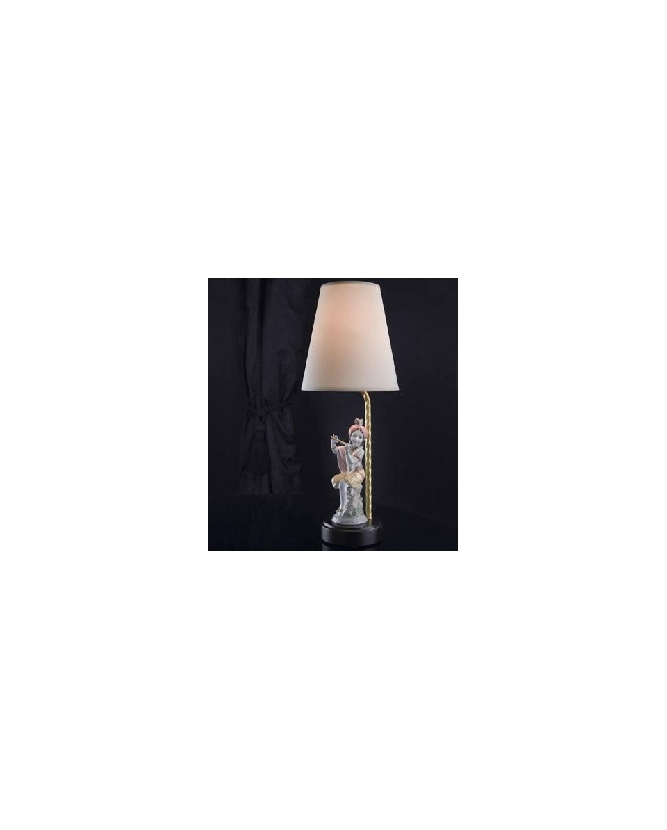 Lladro Lord Krishna Lamp - Porcelain Décor