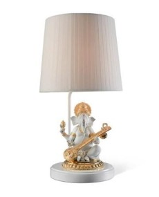 "Lámpara Ganesha con Veena: Porcelana Lladro (01023166)"