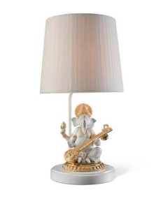 Lladro Veena Ganesha Redeco Lamp - UK Porcelain