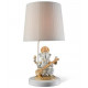 Lladro Ganesha Veena Lamp: Porcelain Figurine