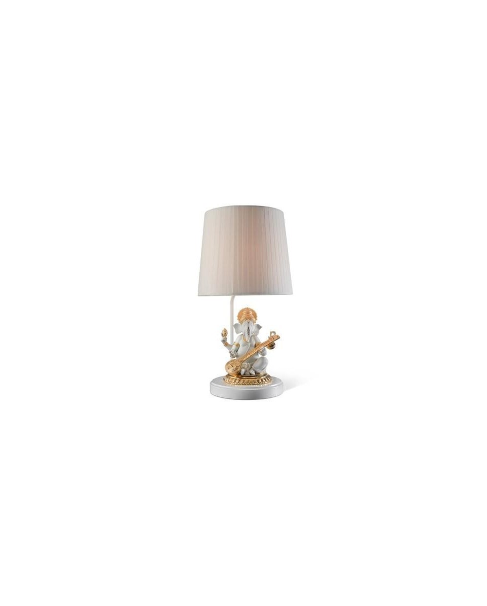 Lladro Veena Ganesha Redeco Lamp - JP Porcelain