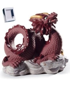 Lladro 01045129 EL DRAGÓN (ROJO) - Porcelana Lladro